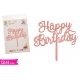 CAKE TOPPER ROSE GOLD 1 PZ