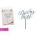 CAKE TOPPER-BABY BOY/BLU