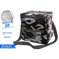 BORSA TERMICA CAMOUFLAGE 25*18*25CM