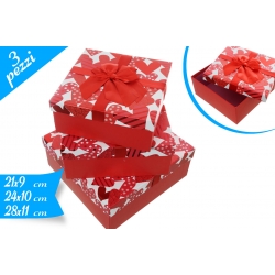 SCATOLA C/FIOCCO 3PZ