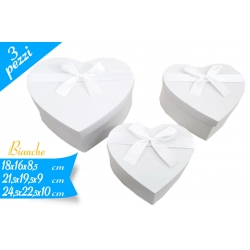 SCATOLA CUORE C/FIOCCO 3PZ
