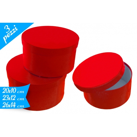 SCATOLA TONDA 3PZ