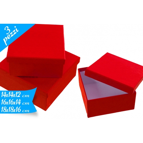SCATOLA QUADRATA 3PZ