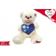 ORSO C/CUORE 25CM