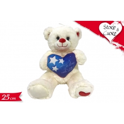 ORSO C/CUORE 25CM