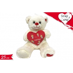 ORSO C/CUORE 25CM