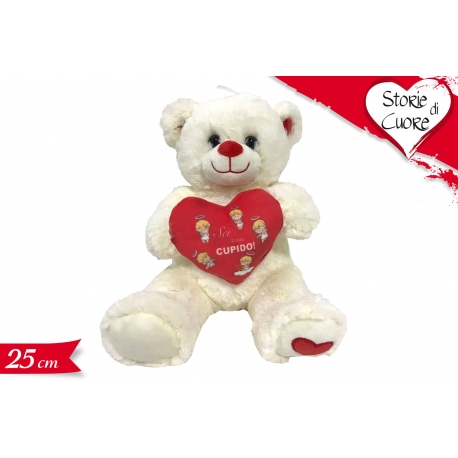 ORSO C/CUORE 25CM