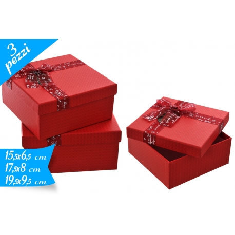 SCATOLA QUADRATA 3PZ