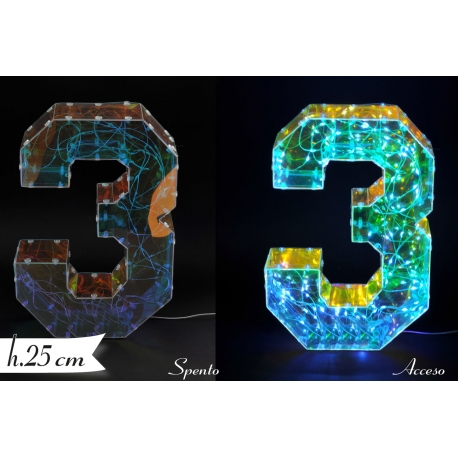 DEC LUMINOSA NUMERO ''3''