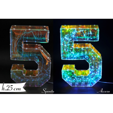DEC LUMINOSA NUMERO ''5''