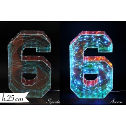 DEC LUMINOSA NUMERO ''6''