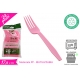 FORCHETTA RIUTILIZZABILE ROSA 24PZ