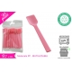 CUCCH.GELATO RIUTILIZZABILE ROSA 30PZ