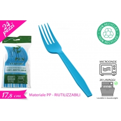 FORCHETTA RIUTILIZZABILE CELES. 24PZ