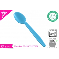 CUCCHIAIO RIUTILIZZABILE CELES. 24PZ