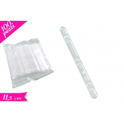 BACCHETTINE RIUTILIZZABILI TRASP. 100PZ
