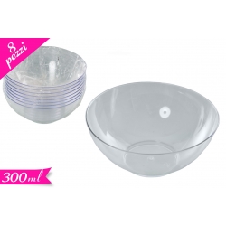 COPPETTE RIUTILIZZABILI TRASP. 8PZ