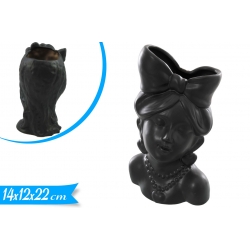 VASO VOLTO NERO