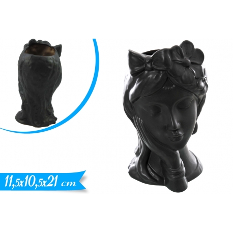 VASO VOLTO NERO