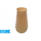 VASO BEIGE 9*6*12*25CM