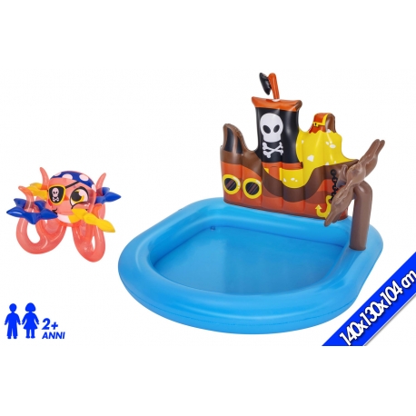 PLAY CENTER NAVE PIRATI 140X130X104