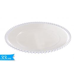 PIATTO DECORATIVO/ SVUOTATASCHE TRASP.