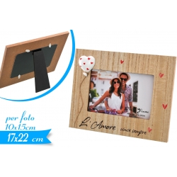 PORTAFOTO ''L'AMORE VINCE SEMPRE''