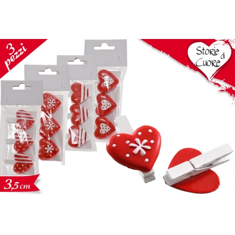MOLLETTINE CUORE SET 3 ASS.