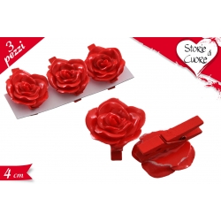 MOLLETTINE ROSE ROSSE SET 3