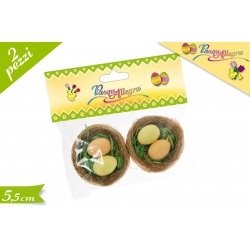 DECORAZIONE NIDO C/UOVA 12PZ