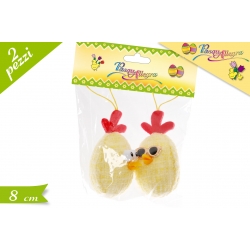 DECORAZIONE UOVO 2PZ