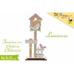 DECORAZIONE CASETTA C/LUCI