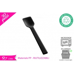 CUCCH.GELATO RIUTILIZZABILE NERO 30PZ