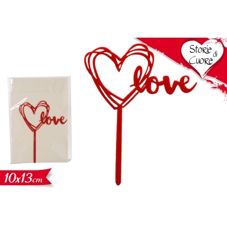 CAKE TOPPER ''LOVE''