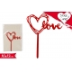 CAKE TOPPER ''LOVE''