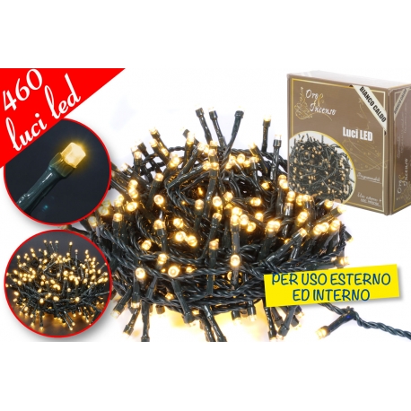 CATENA LUM. PER ESTERNI 460LED BIANCO C.