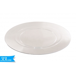 PIATTO DECORATIVO/ SVUOTATASCHE TRASP.