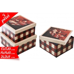 SCATOLA QUADRATA 3PZ