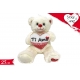 ORSO C/CUORE 25CM