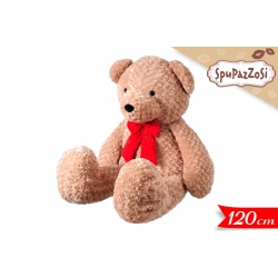 ORSO C/FIOCCO ROSSO 120CM