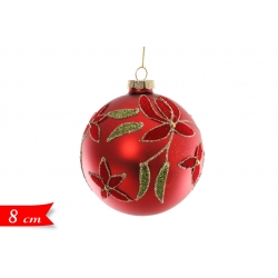 PENDAGLIO PALLA VETRO 8CM