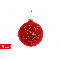 PENDAGLIO PALLA VETRO 8CM