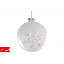 PENDAGLIO PALLA VETRO 8CM