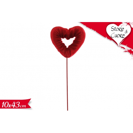 CUORE ROSSO C/STECCO