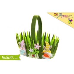 DEC.CESTINO GNOMI PASQUA 16CM
