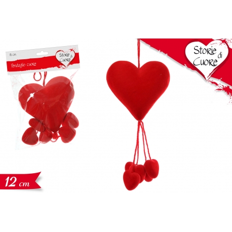 PENDAGLIO CUORE 12CM