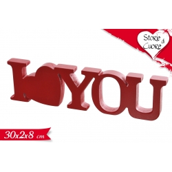 DECORAZIONE SCRITTA ILOVEU