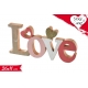SCRITTA DECORATIVA LOVE