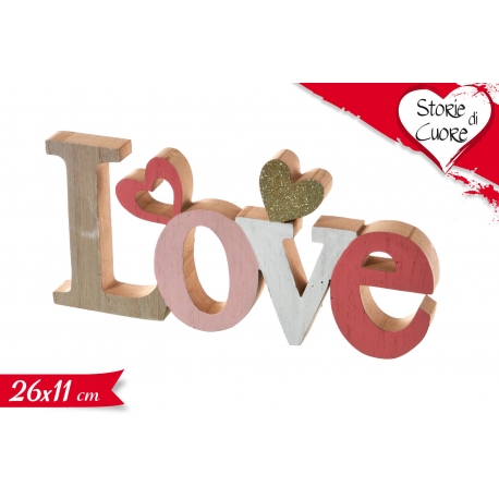 SCRITTA DECORATIVA LOVE