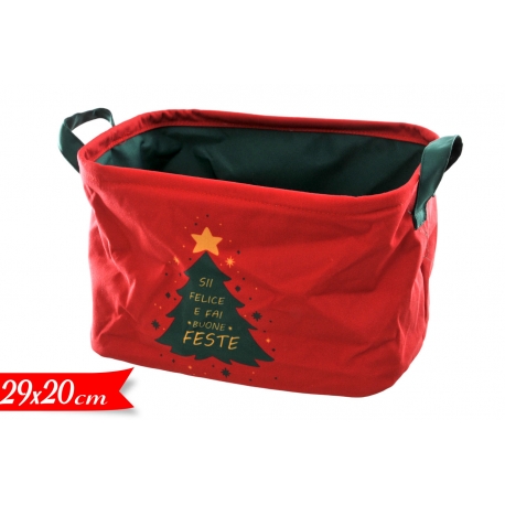 CESTINO NATALIZIO C/MANICI